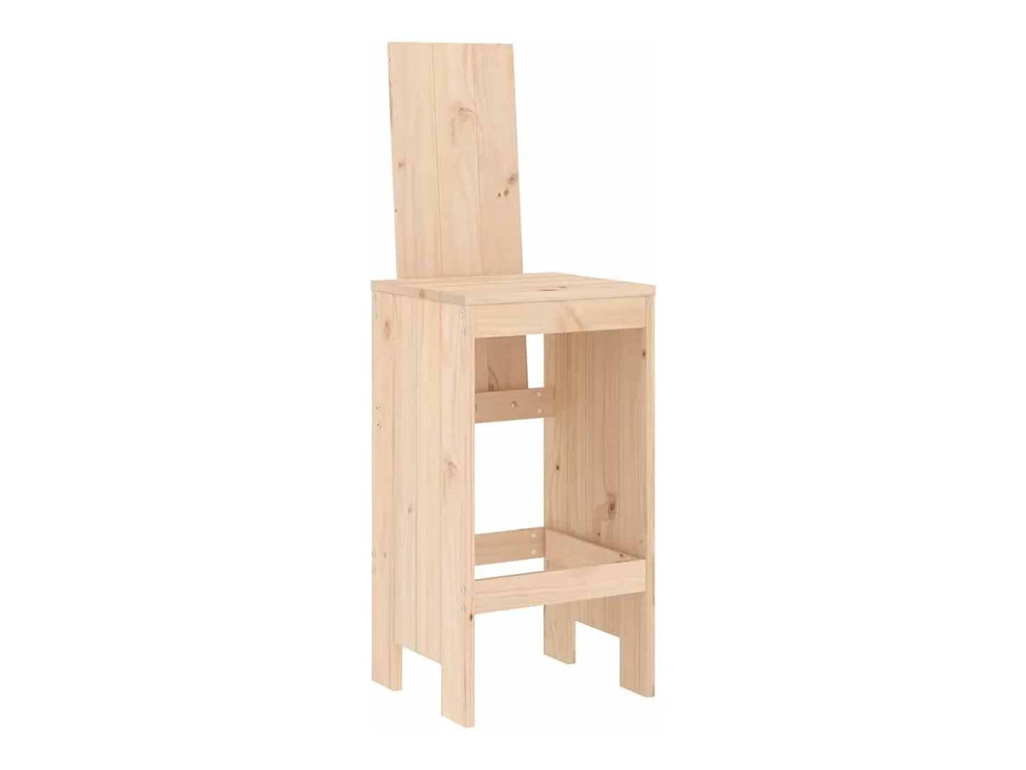 Cadeiras de bar 2 pcs 40x42x120 cm madeira de pinho maciça PT605648