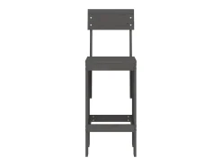 Cadeiras de bar 2 pcs 40x48,5x115,5 cm pinho maciço cinzento PT526660