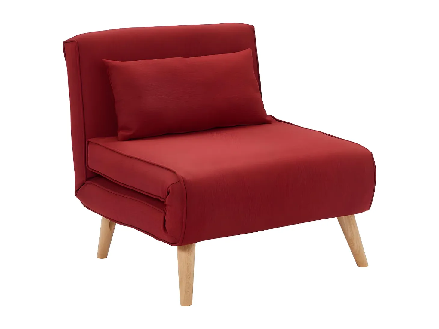 Cadeirão convertível em tecido Vermelho - POSIO