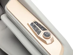 Cadeirão de massagens pele sintética, sistema gravidade zero cinza MOWATA