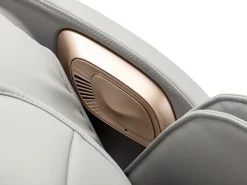 Cadeirão de massagens pele sintética, sistema gravidade zero cinza MOWATA