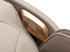 Cadeirão de massagens pele sintética, sistema gravidade zero bege MOWATA