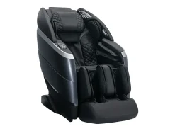 Cadeirão de massagens pele sintética, sistema gravidade zero preto ULAP