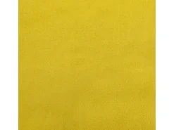 Cadeirão de massagens reclinável com apoio de pés veludo amarelo SHL342057