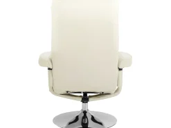 Cadeirão e banco reclináveis Springfield Creme
