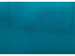Cadeirão giratório em forma de mão em veludo Azul esverdeado - CATCHY
