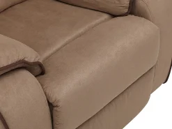 Cadeirão relax em microfibra Taupe - HERNANI