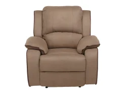 Cadeirão relax em microfibra Taupe - HERNANI