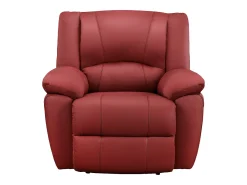 Cadeirão relax em pele Vermelho - AROMA