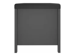Caixa arrumação c/ almofadão contraplacado 105x40x45 cm cinza