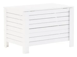 Caixa arrumação c/ tampa RANA 100x49x54 cm pinho maciço branco