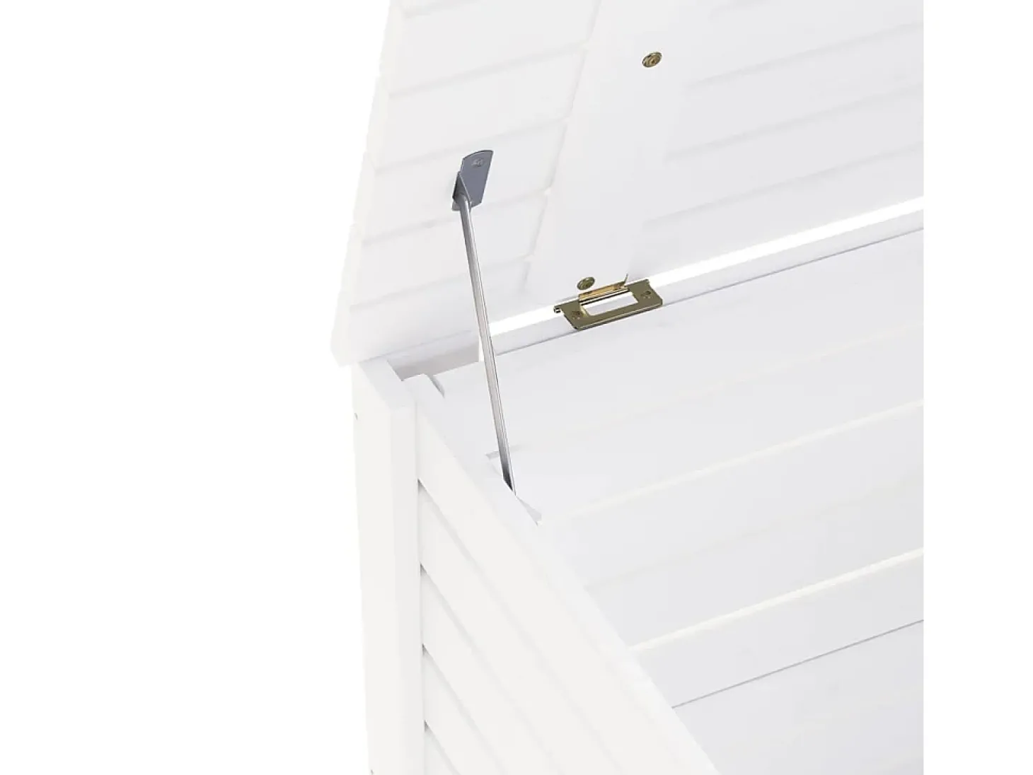 Caixa arrumação c/ tampa RANA 100x49x54 cm pinho maciço branco