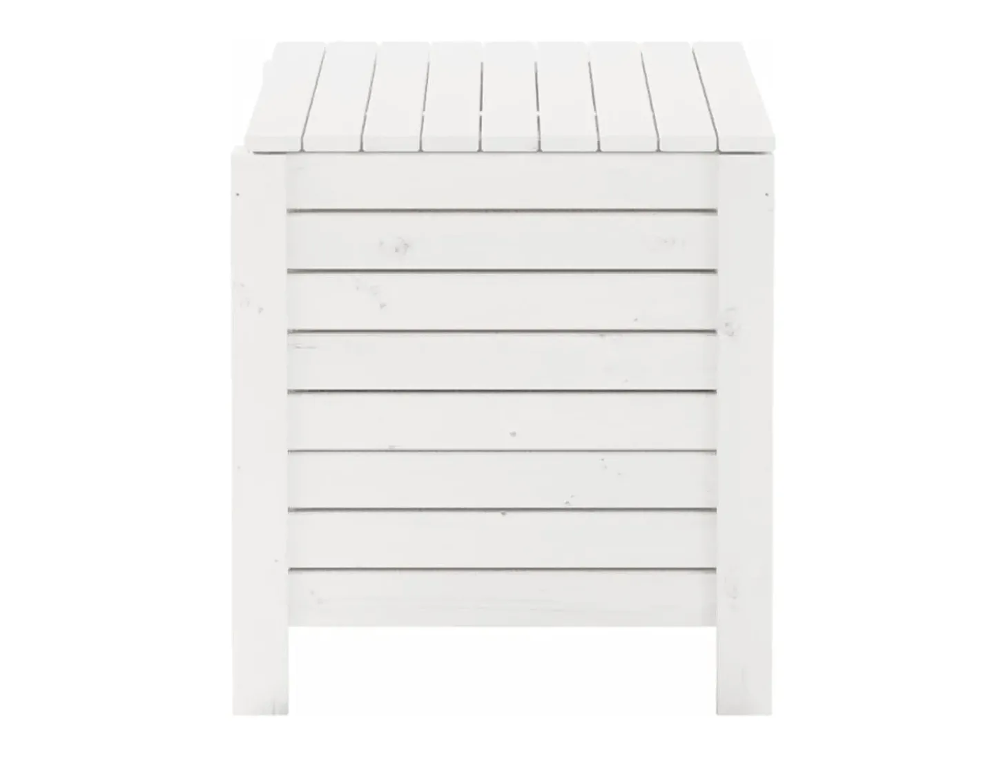 Caixa arrumação c/ tampa RANA 100x49x54 cm pinho maciço branco