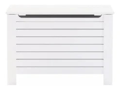 Caixa arrumação c/ tampa RANA 100x49x54 cm pinho maciço branco