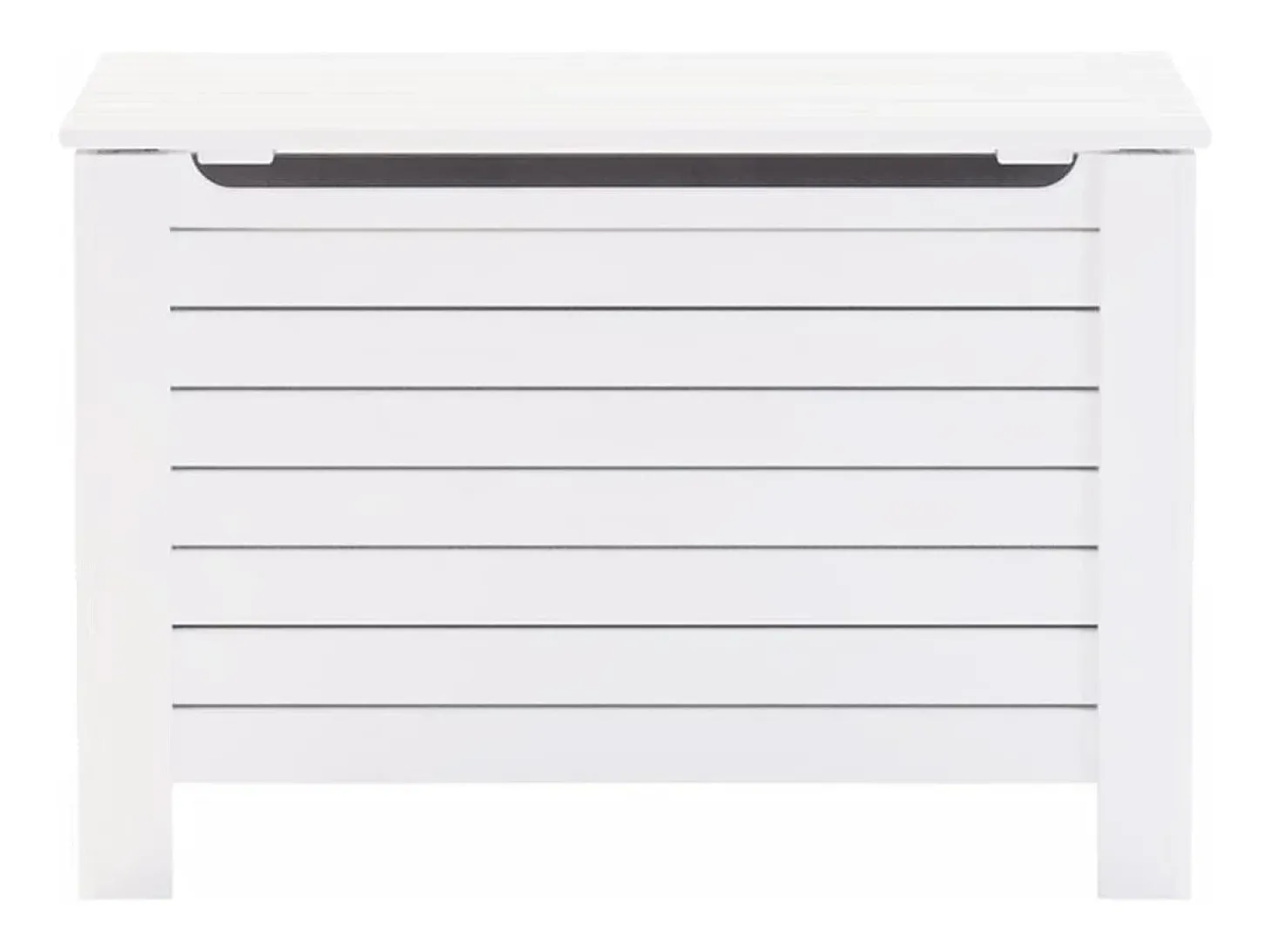 Caixa arrumação c/ tampa RANA 100x49x54 cm pinho maciço branco