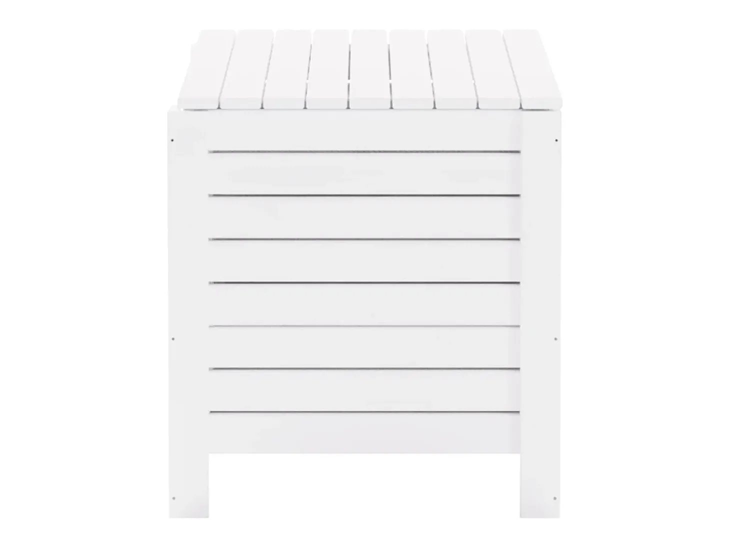 Caixa de arrumação c/ tampa RANA 80x49x54cm pinho maciço branco PT701375