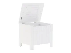 Caixa de arrumação c/ tampa RANA 60x49x54cm pinho maciço branco