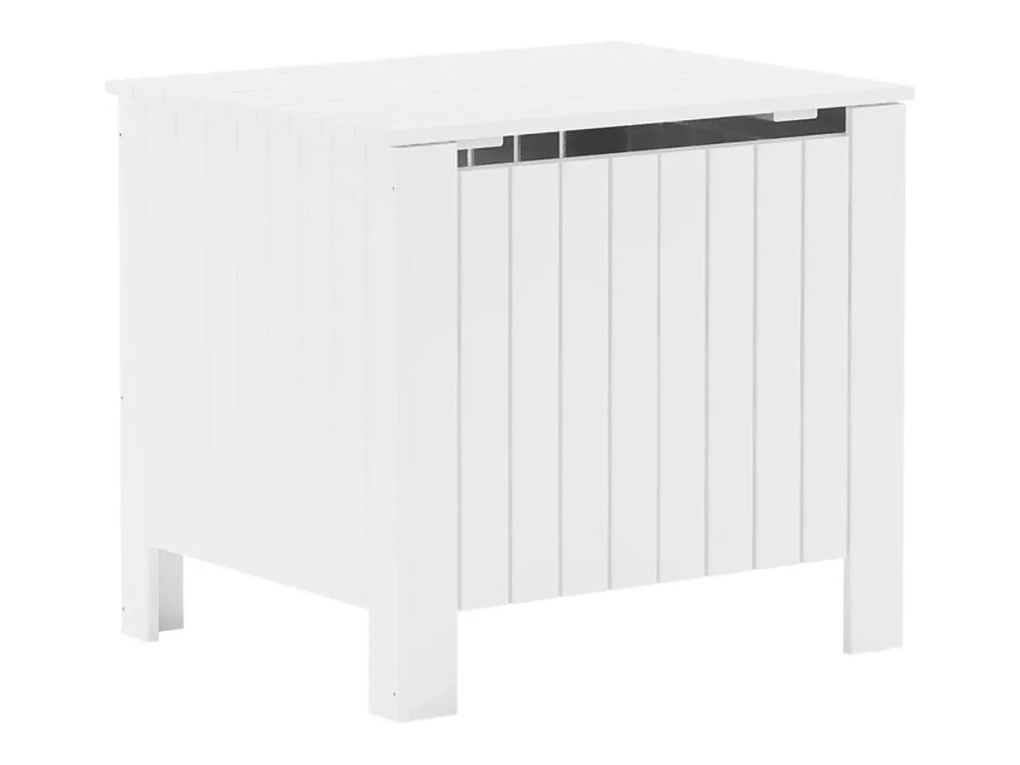 Caixa de arrumação c/ tampa RANA 60x49x54cm pinho maciço branco