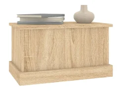 Caixa de arrumação Carvalho Sonoma 50x30x28 cm Madeira engenheirada