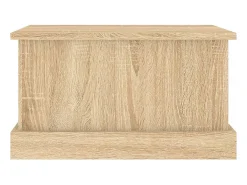 Caixa de arrumação Carvalho Sonoma 50x30x28 cm Madeira engenheirada