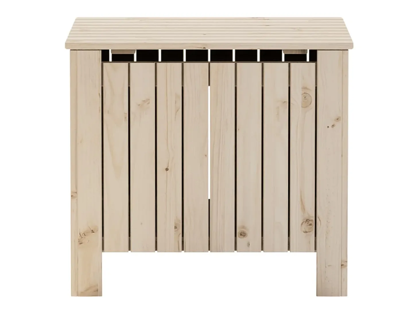 Caixa de arrumação com tampa RANA 60x49x54 cm pinho maciço PT452673