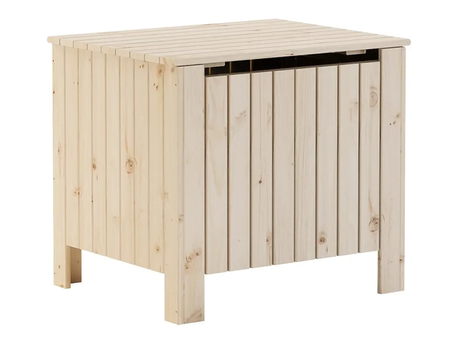 Caixa de arrumação com tampa RANA 60x49x54 cm pinho maciço PT452673
