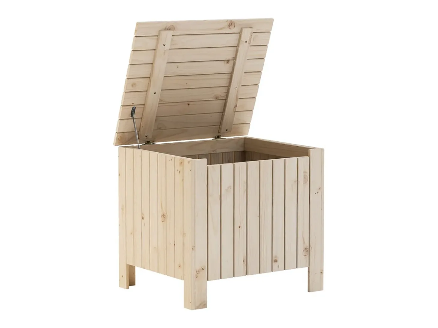 Caixa de arrumação com tampa RANA 60x49x54 cm pinho maciço