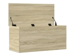 Caixa de arrumação 100x42x46 cm deriv. madeira carvalho sonoma