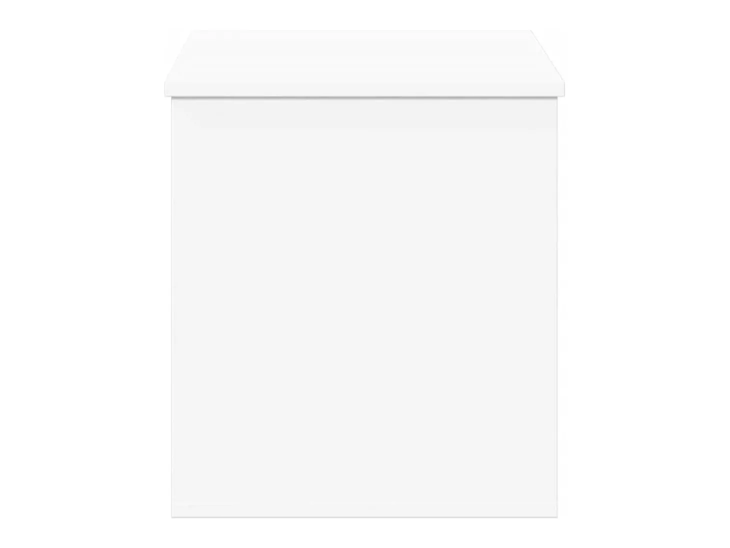 Caixa de arrumação 100x42x46 cm derivados de madeira branco