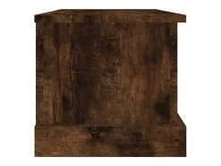 Caixa de arrumação 50x30x28 cm deriv. madeira carvalho fumado