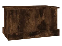Caixa de arrumação 50x30x28 cm deriv. madeira carvalho fumado