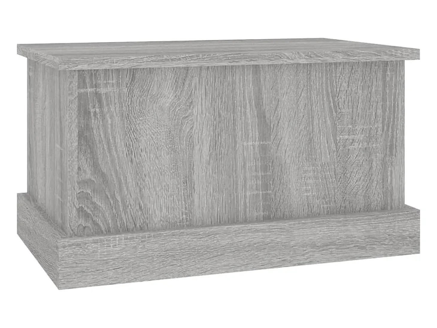 Caixa de arrumação 50x30x28 cm derivados madeira cinza sonoma PT457832