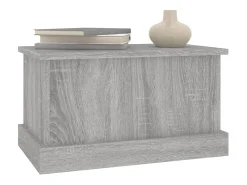 Caixa de arrumação 50x30x28 cm derivados madeira cinza sonoma PT457832