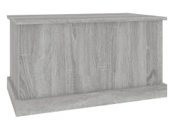 Caixa de arrumação 70x40x38 cm derivados madeira cinza sonoma PT148984