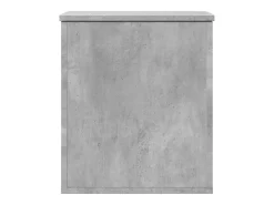 Caixa de arrumação 40x42x46 cm derivados madeira cinza cimento PT835988