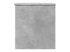 Caixa de arrumação 40x42x46 cm derivados madeira cinza cimento PT835988