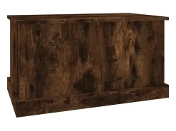 Caixa de arrumação 70x40x38 cm deriv. madeira carvalho fumado PT989580