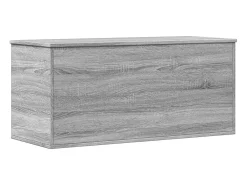 Caixa de arrumação 100x42x46 cm derivados madeira cinza sonoma