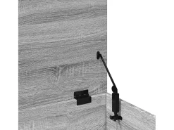 Caixa de arrumação 100x42x46 cm derivados madeira cinza sonoma