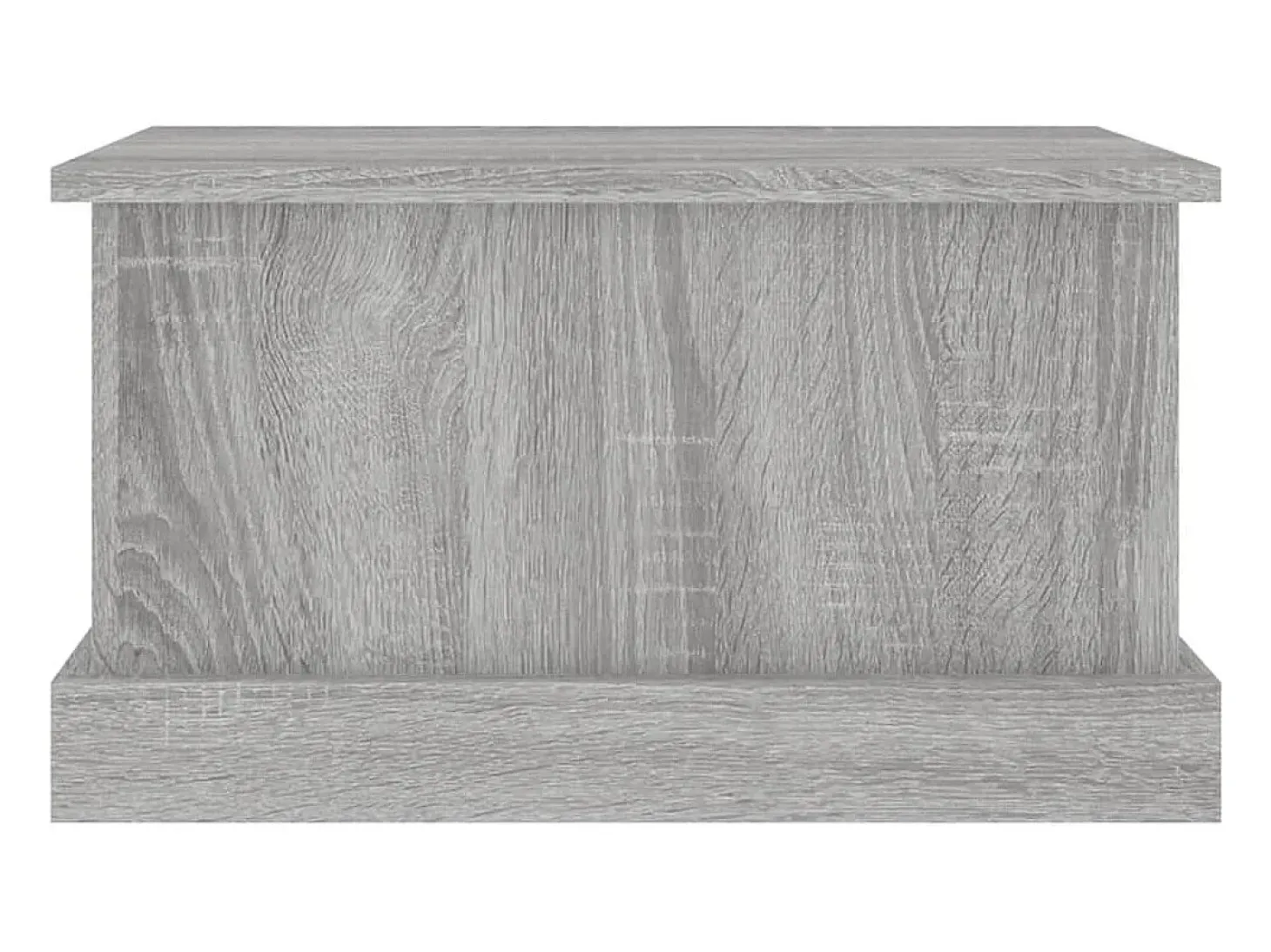 Caixa de arrumação 50x30x28 cm derivados madeira cinza sonoma
