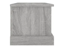 Caixa de arrumação 50x30x28 cm derivados madeira cinza sonoma