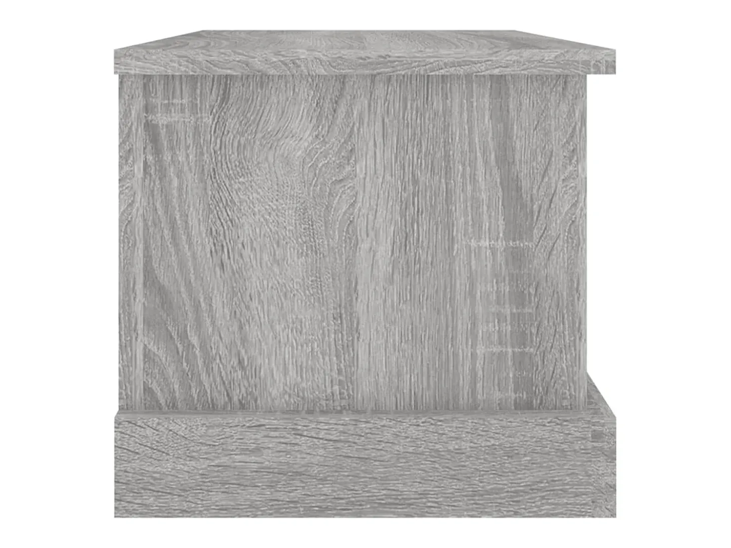 Caixa de arrumação 50x30x28 cm derivados madeira cinza sonoma