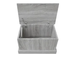 Caixa de arrumação 50x30x28 cm derivados madeira cinza sonoma