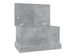 Caixa de arrumação 50x30x28 cm derivados madeira cinza cimento PT311446
