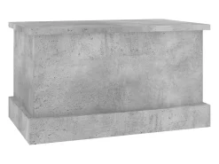 Caixa de arrumação 50x30x28 cm derivados madeira cinza cimento PT311446