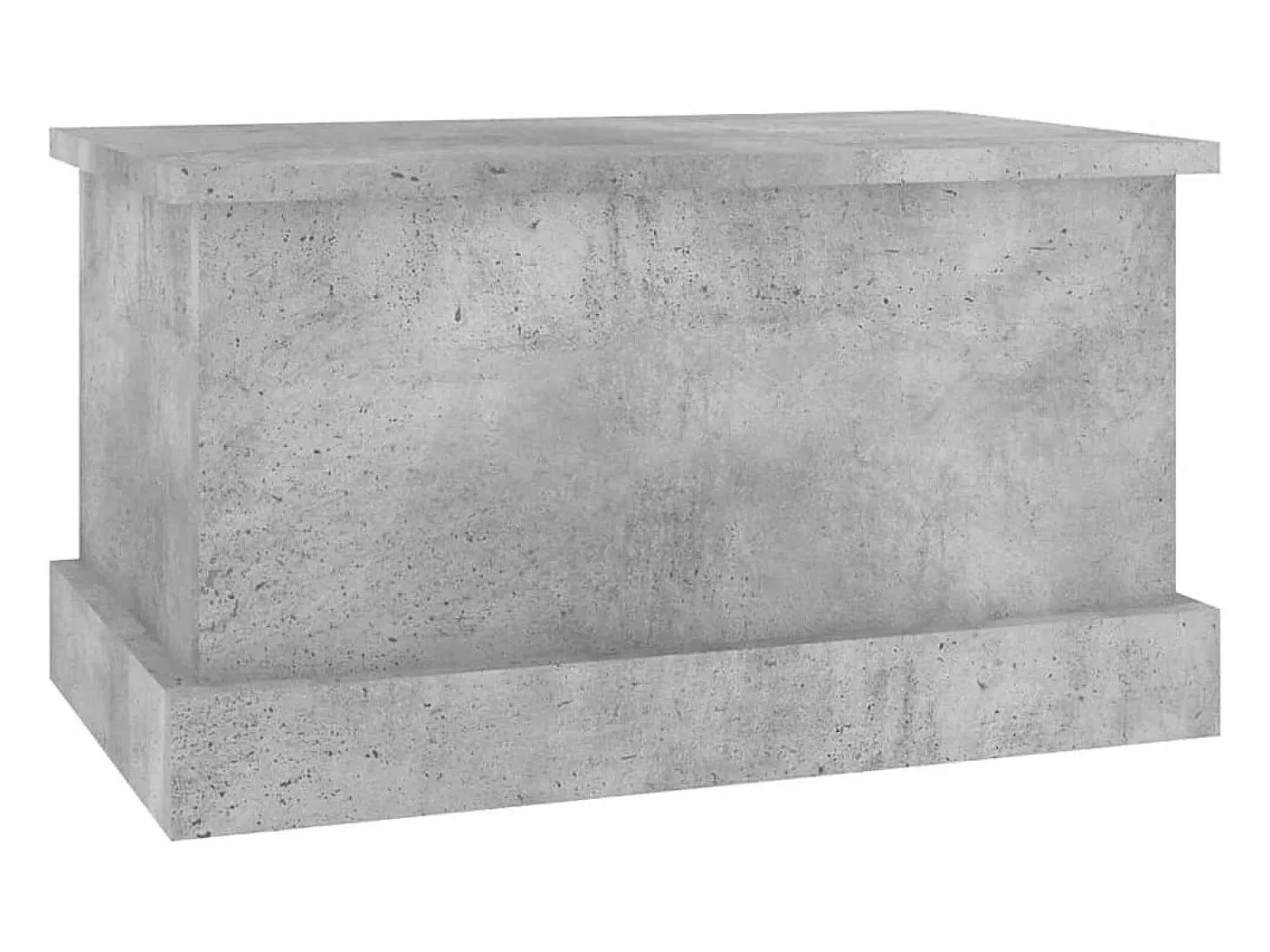 Caixa de arrumação 50x30x28 cm derivados madeira cinza cimento PT311446