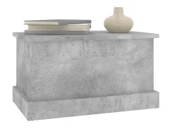 Caixa de arrumação 50x30x28 cm derivados madeira cinza cimento PT311446