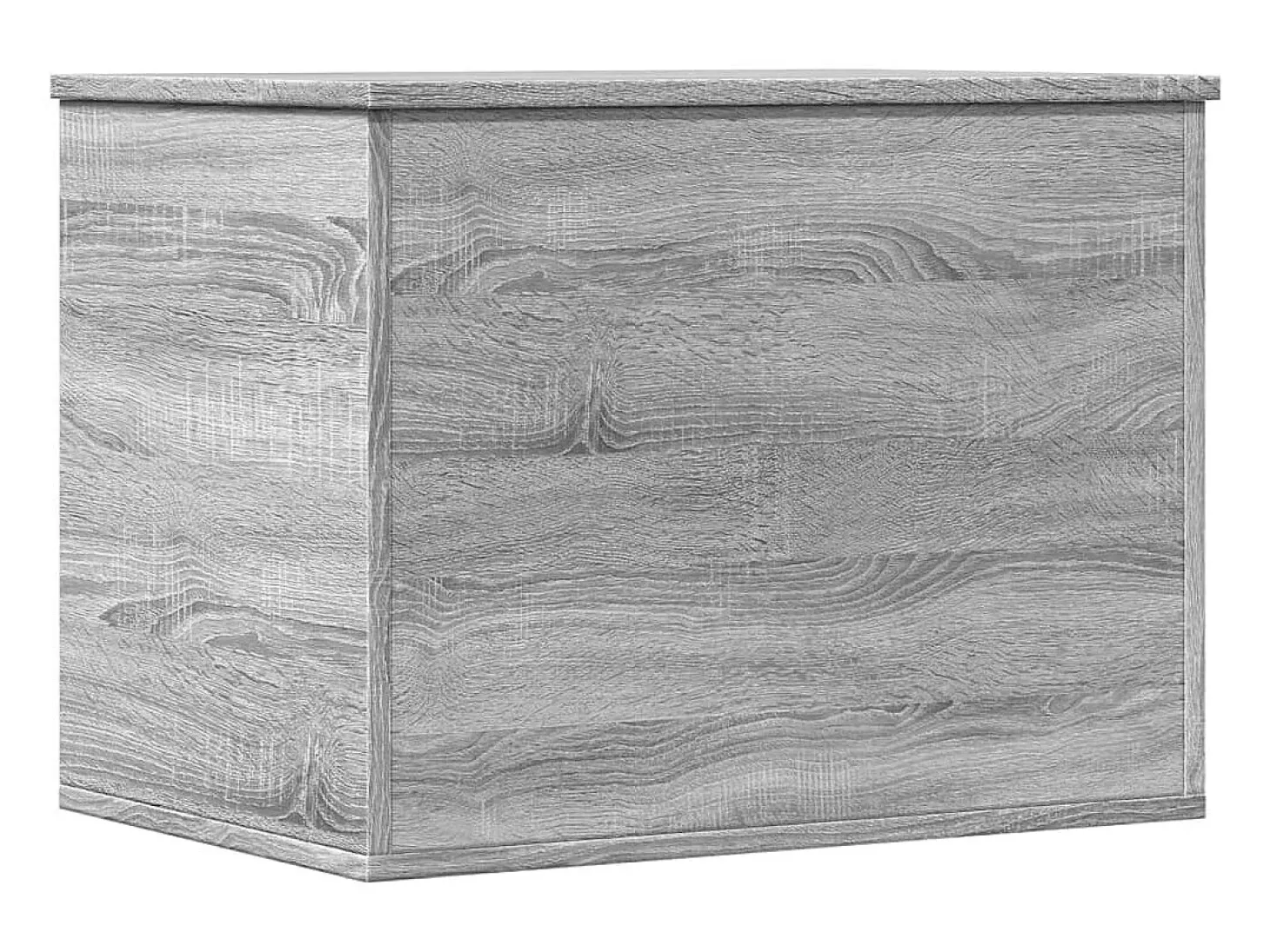 Caixa de arrumação 60x42x46 cm derivados madeira cinza sonoma PT151700