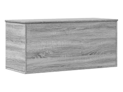 Caixa de arrumação 100x42x46 cm derivados madeira cinza sonoma PT676854