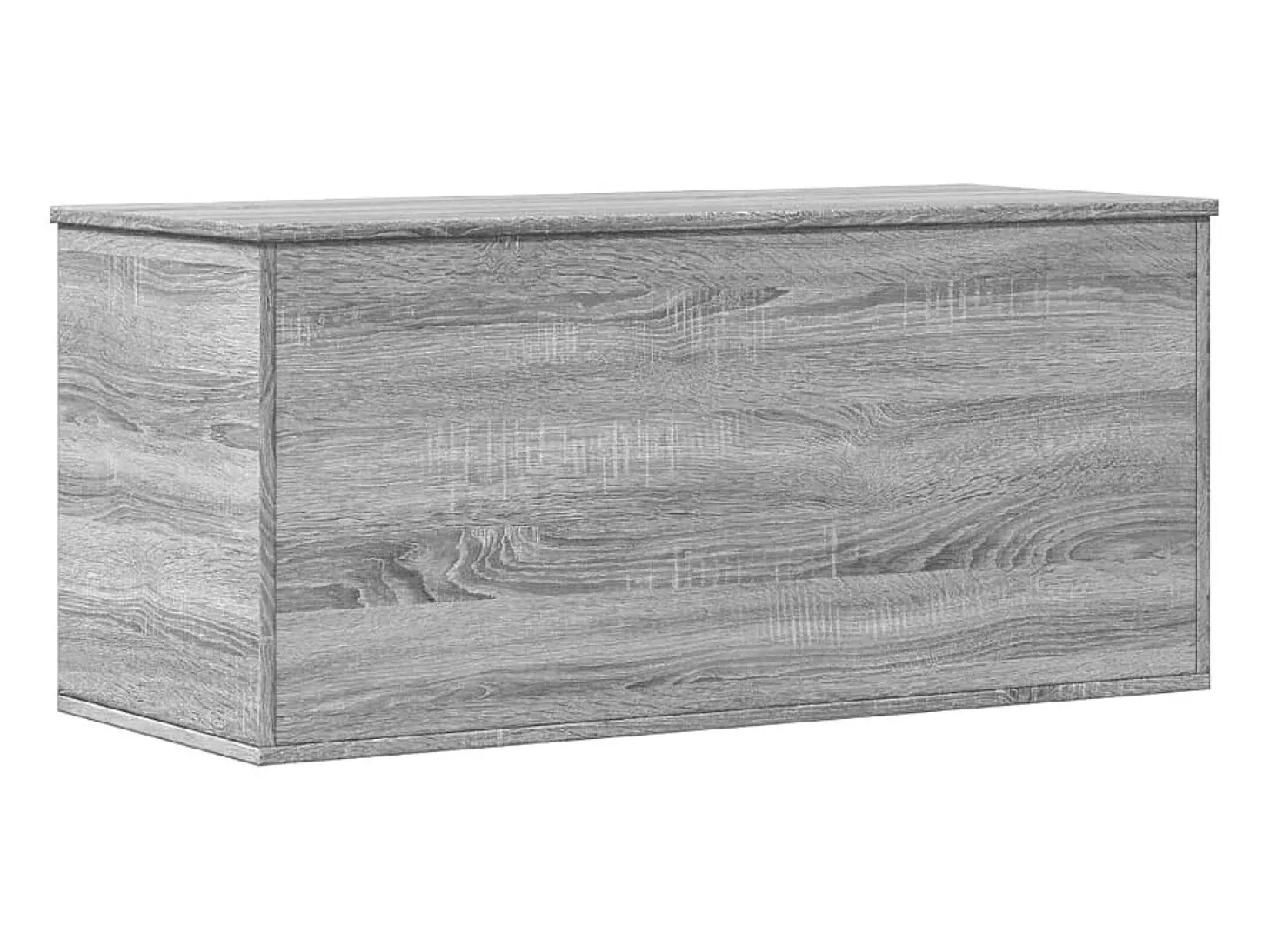 Caixa de arrumação 100x42x46 cm derivados madeira cinza sonoma PT676854